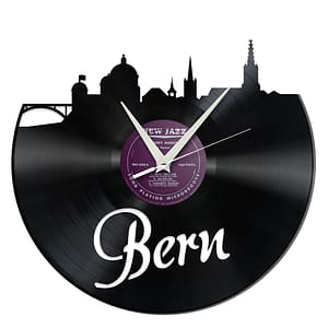 Schallplattenuhr Bern
