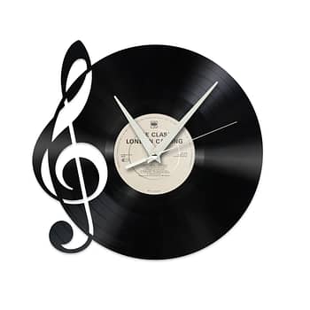 Schallplattenuhr Musik